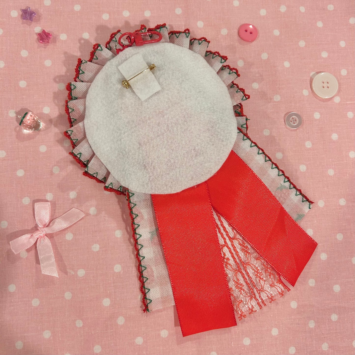 Strawberry Rosette