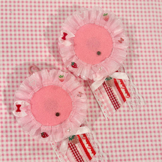 Mini Rosette ~ Strawberries 🍓
