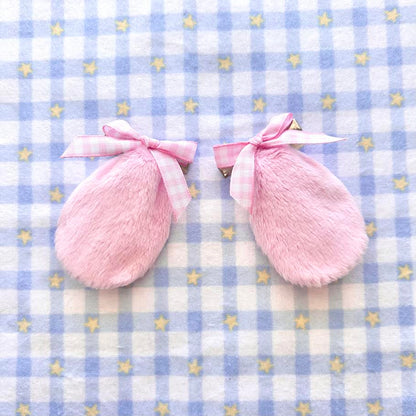 Custom Mini Bunny Ear Clips