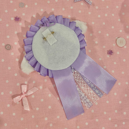 Lavender Bunny Rosette