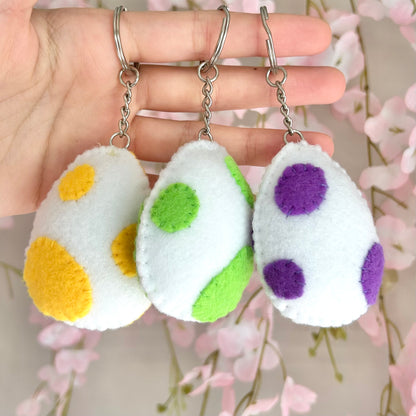 Egg Felt Keychain *Sewing Pattern Only*