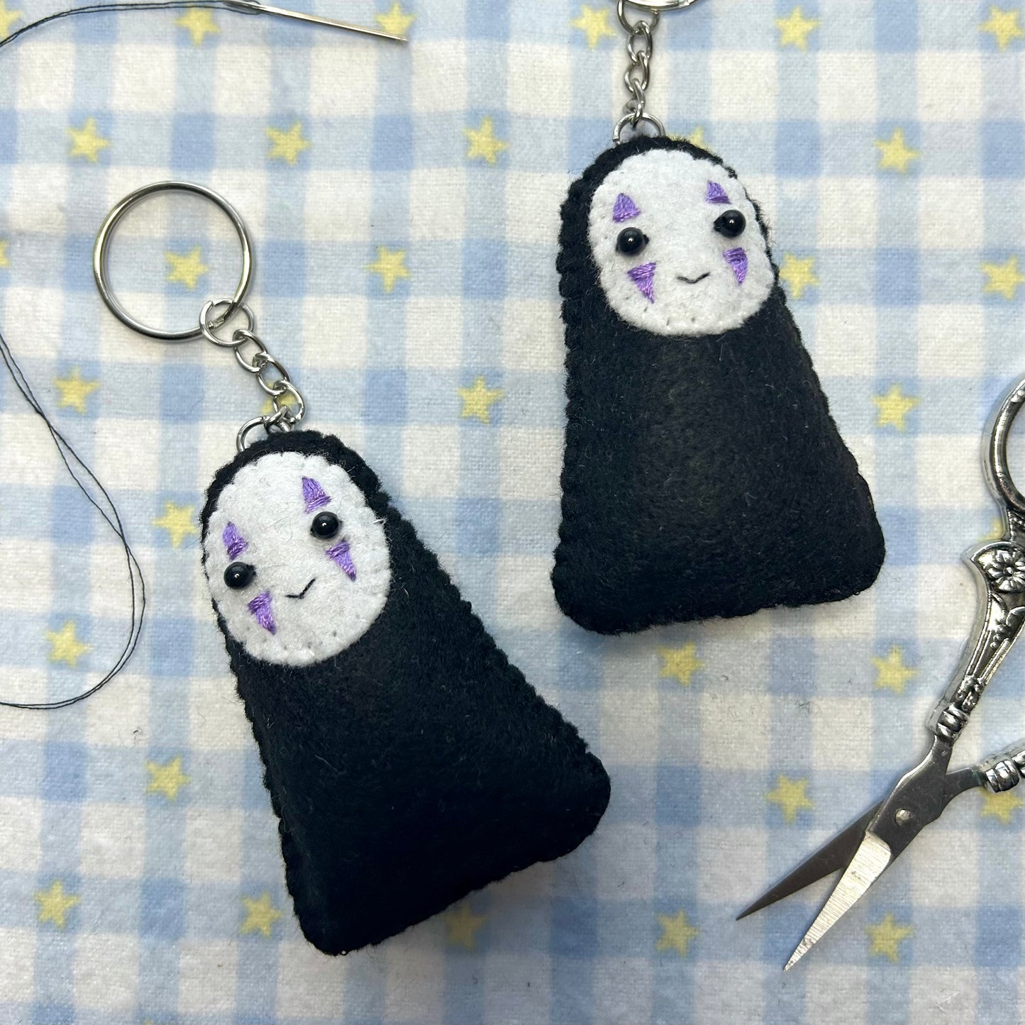 Faceless Felt Keychain *Sewing Pattern Only*