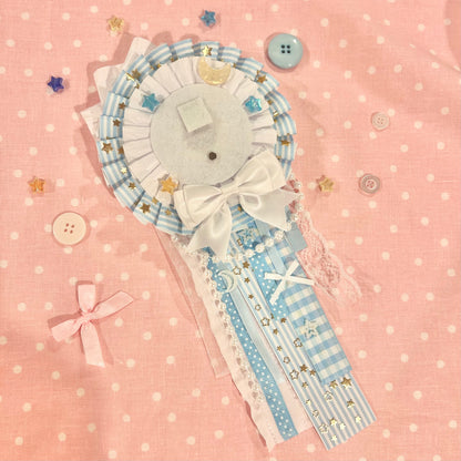 Cerulean Stars Rosette