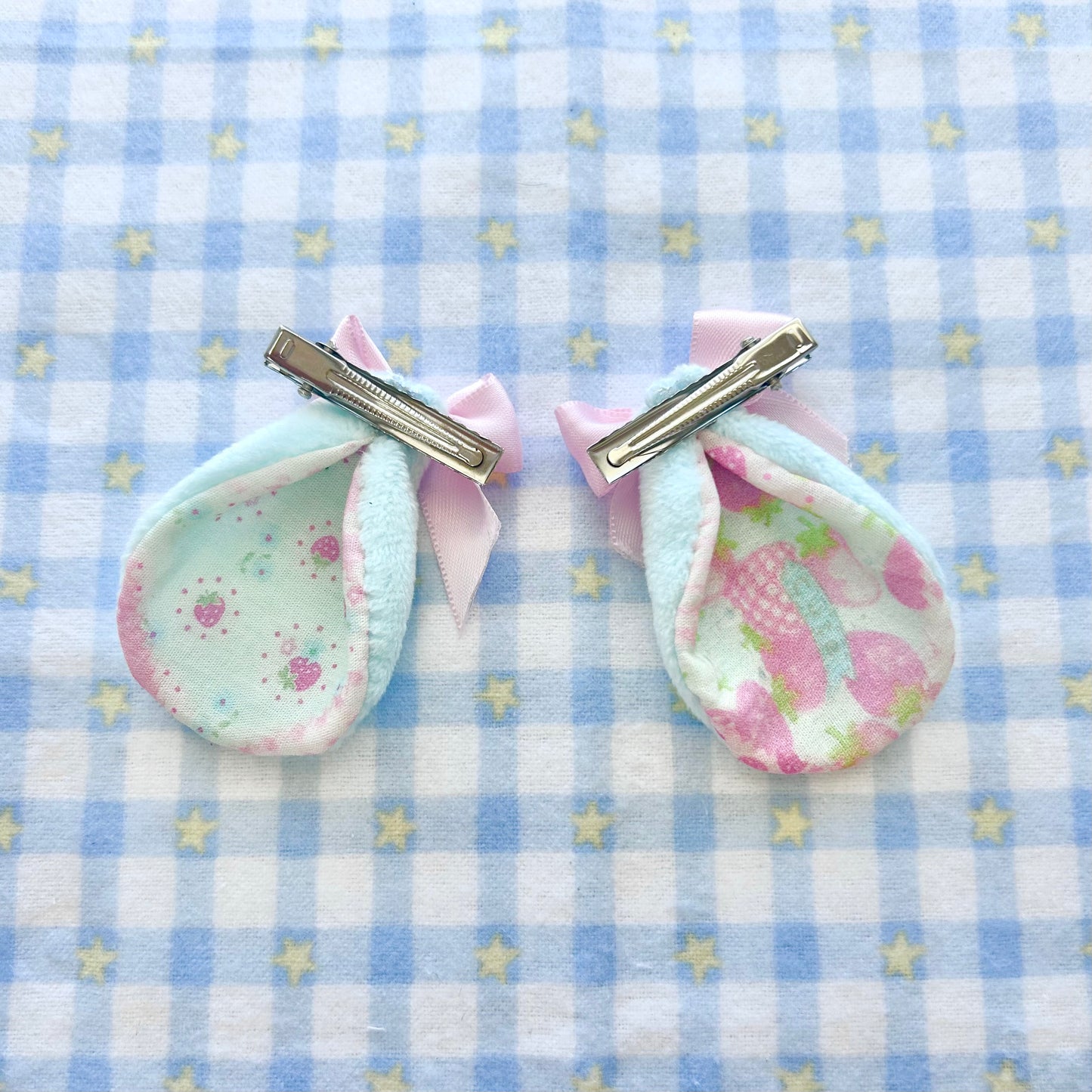 Custom Mini Bunny Ear Clips
