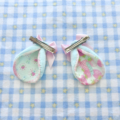 Custom Mini Bunny Ear Clips