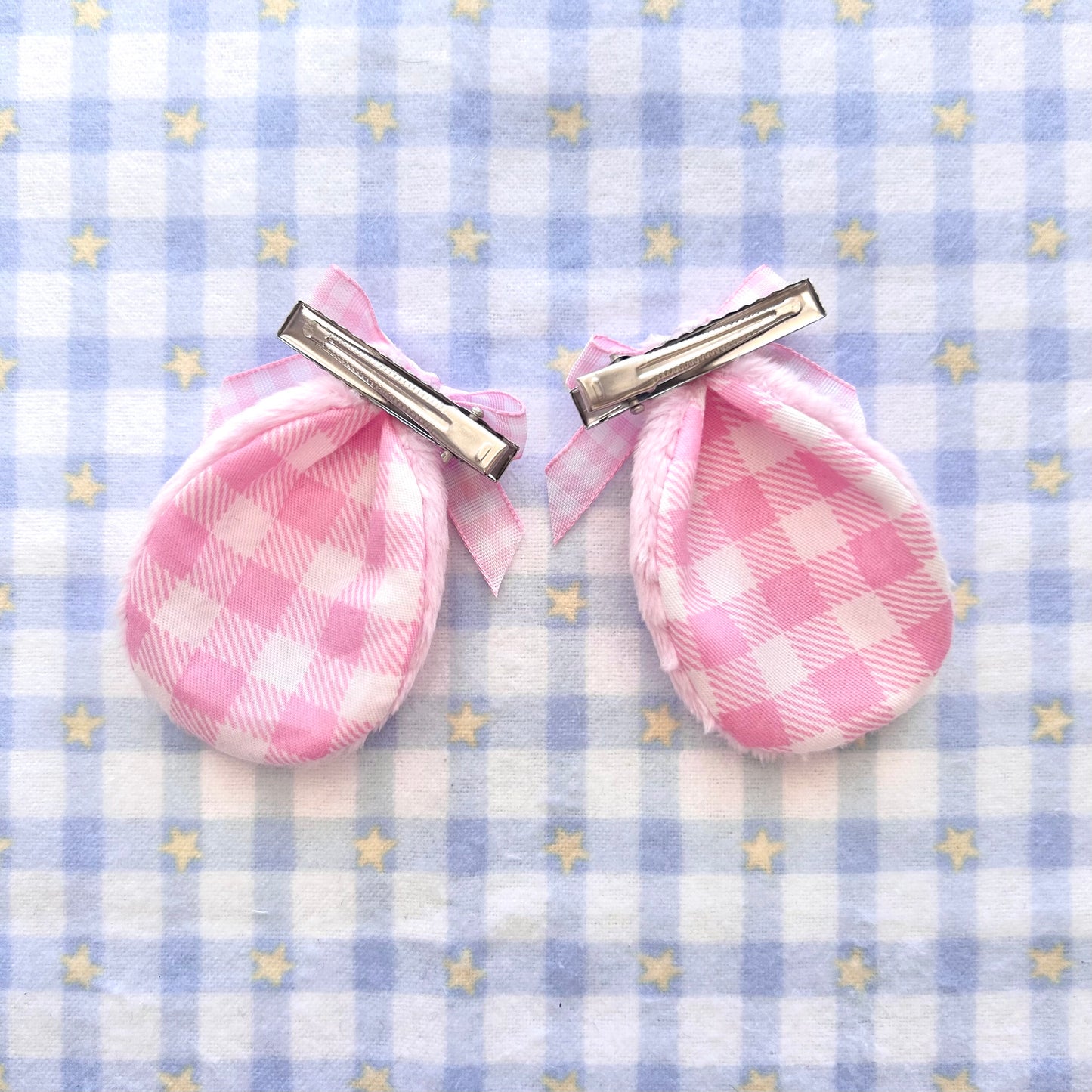 Custom Mini Bunny Ear Clips