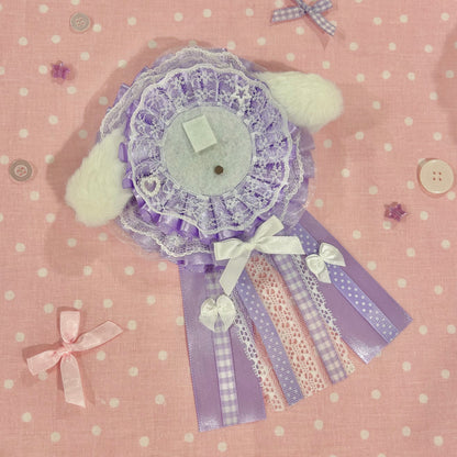 Lavender Bunny Rosette