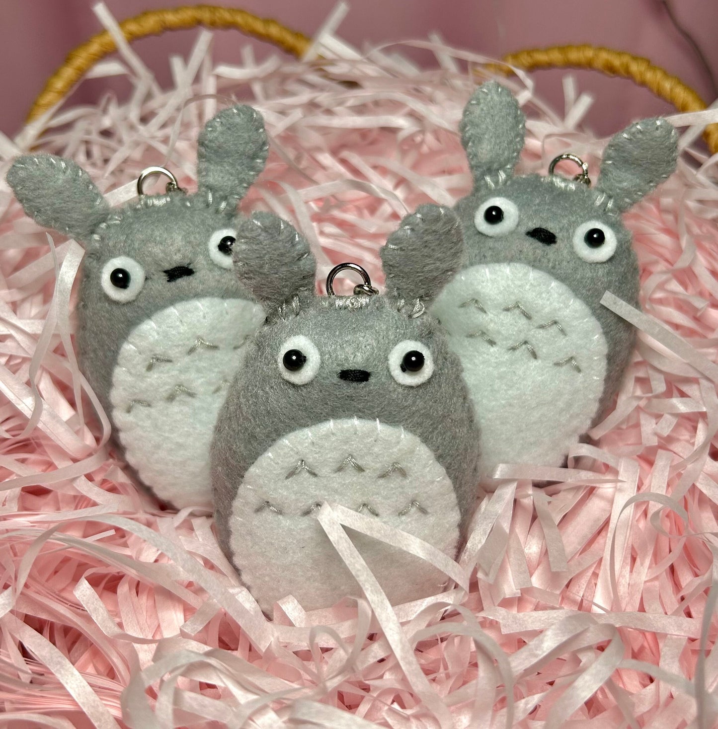 Forest Friend Felt Plush Keychain