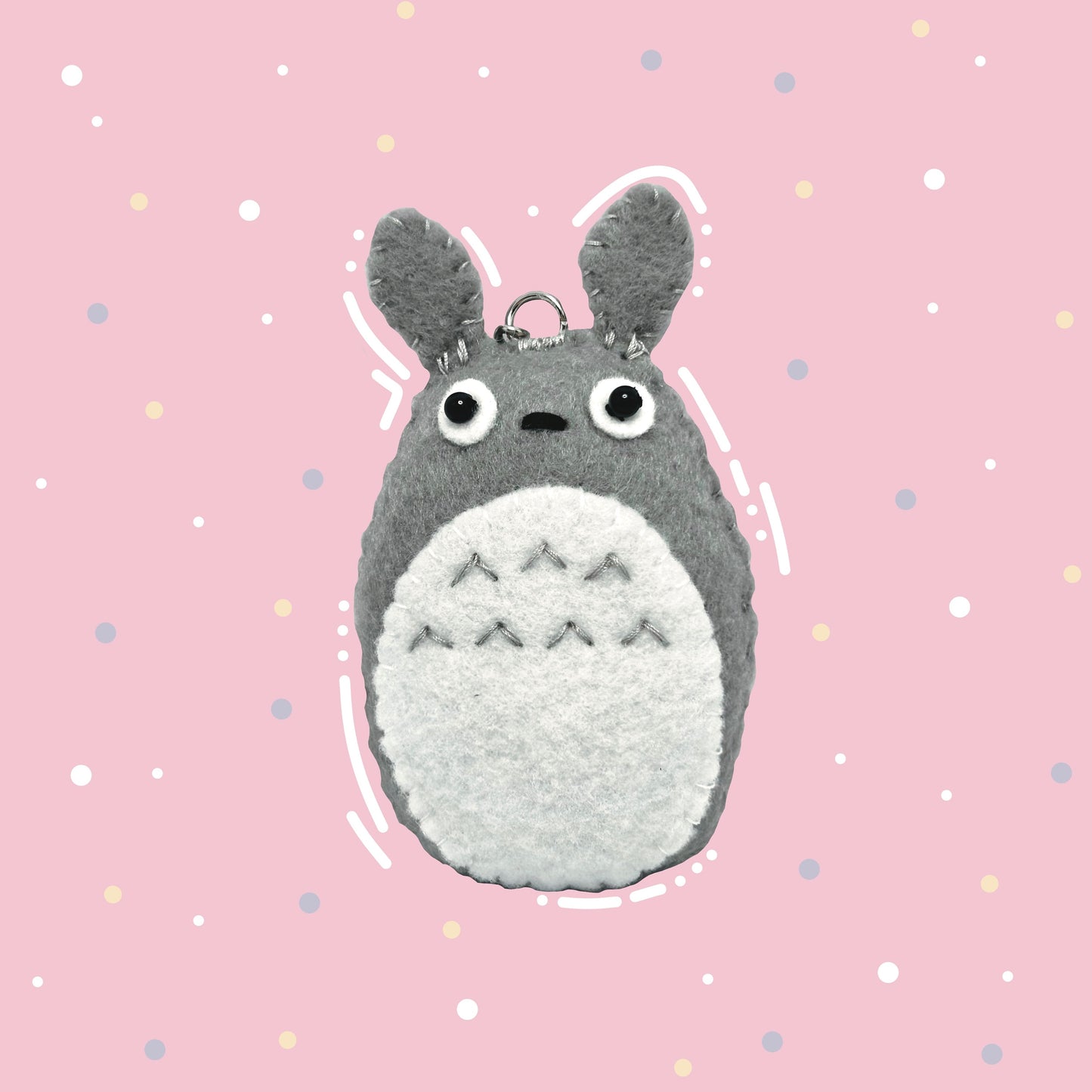 Forest Friend Felt Plush Keychain