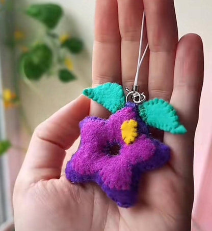 Stardew Valley Stardrop Felt Plush Keychain | Cozy Game Keychain