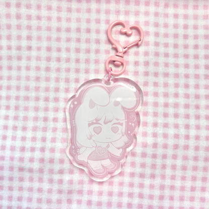 Twin Bunnygirls Acrylic Keychain