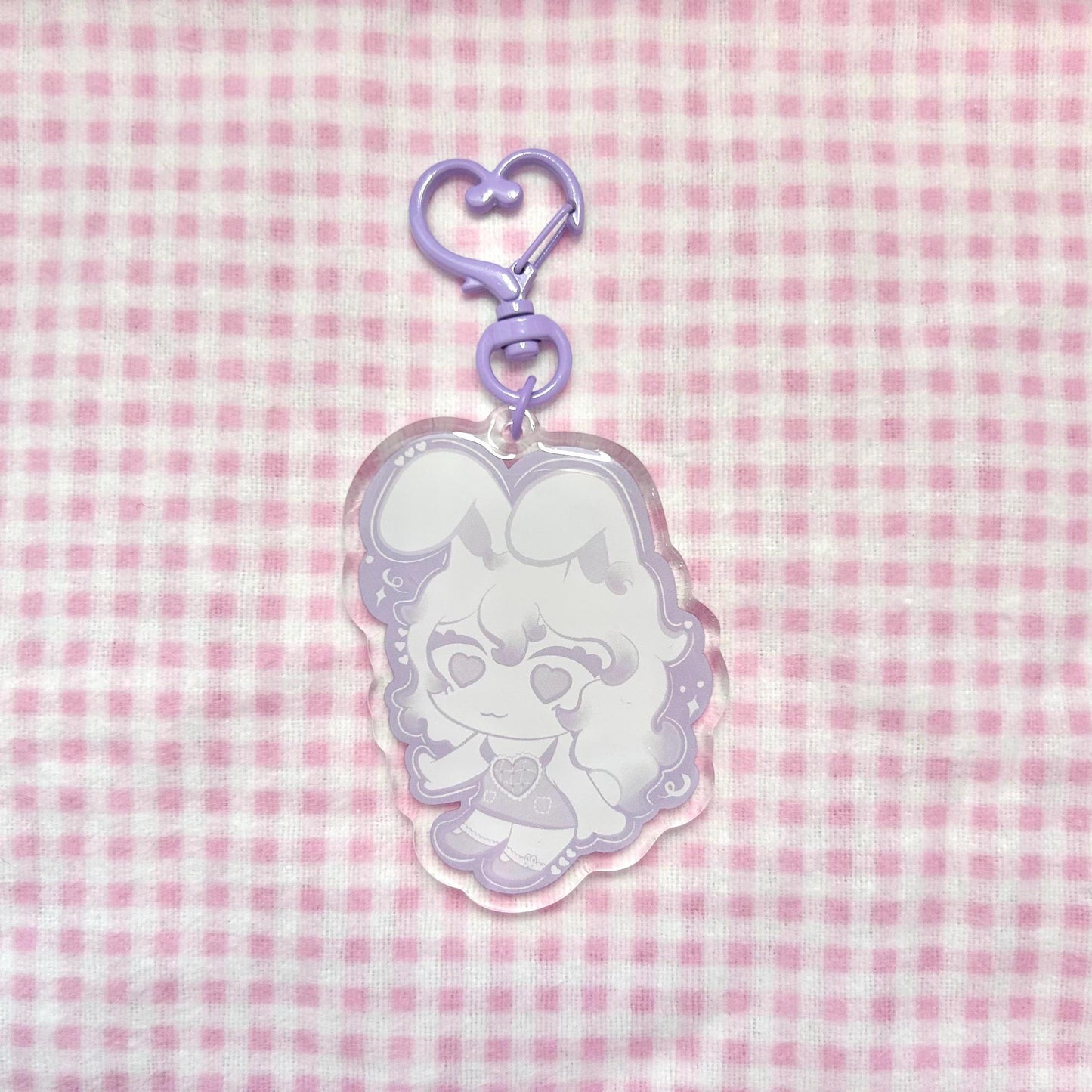 Twin Bunnygirls Acrylic Keychain