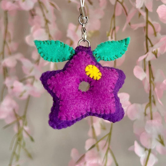 Stardew Valley Stardrop Felt Plush Keychain | Cozy Game Keychain