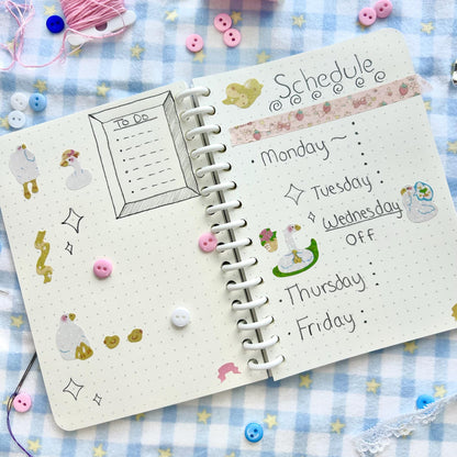 Quilted Days Bullet Journal [A6]