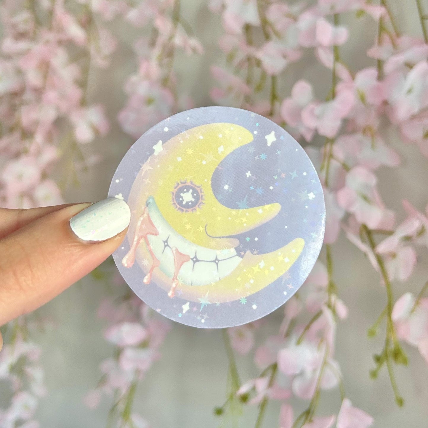 Resonance Moon Vinyl Sticker