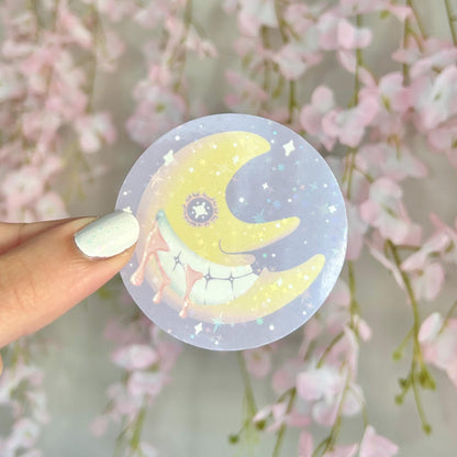 Resonance Moon Vinyl Sticker