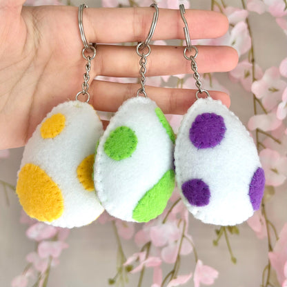Gamer Egg Felt Plush Keychain