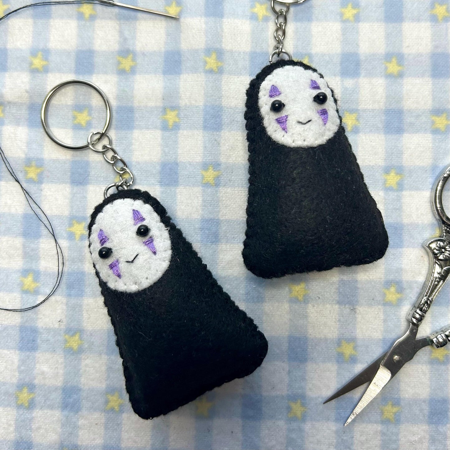 Faceless Felt Plush Keychain
