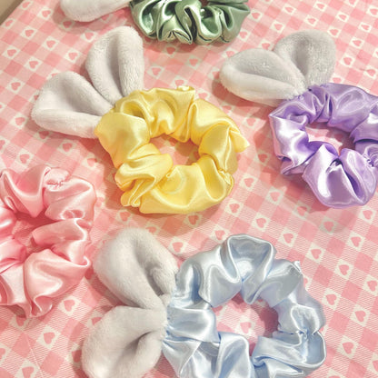 Satin Bunny Scrunchie