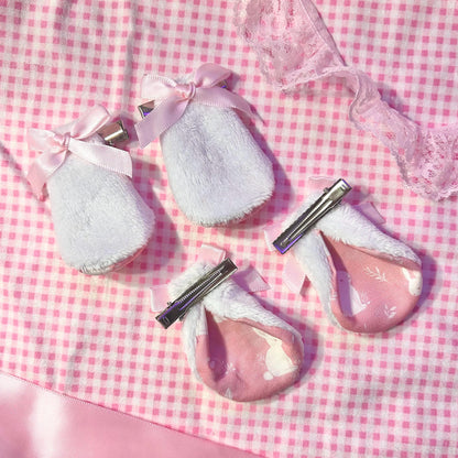 Mini Bunny Ear Hairclips